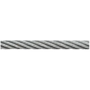 oceľové lano pozinkované (Ø x d) 3 mm x 250 m dörner + helmer 190060 sivá