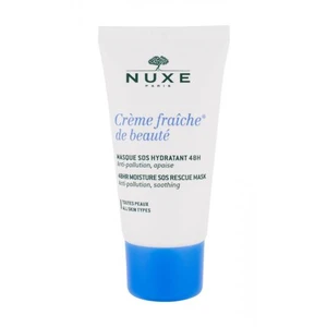 NUXE Creme Fraiche de Beauté 48HR Moisture SOS Rescue Mask 50 ml pleťová maska na veľmi suchú pleť; výživa a regenerácia pleti; na dehydratovanu pleť