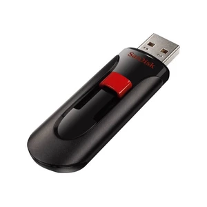 USB flash disk SanDisk Cruzer Glide 64GB (SDCZ60-064G-B35) čierny/červený USB Flash SanDisk Cruzer Glide nabízí snadný a bezpečný způsob sdílení, přes