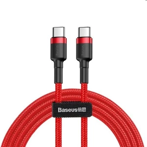 Baseus Cafule Series USB-C/USB-C PD 60W 2m, piros