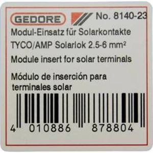 Krimpovací nástavec Gedore 8140-23, solární konektor, 2.5 do 6 mm² 2078082