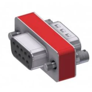 D-SUB adaptér D-SUB zástrčka 9pólová - D-SUB zásuvka 9pólová Deltron Connectors 1 ks