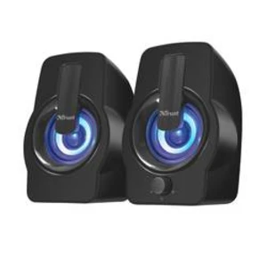 PC reproduktory Trust Gemi RGB 2.0, kabelový, 12 W, černá