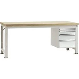 Kompletní dílenském základní PROFI s multiplex deska, Šxhxv = 1500 x 700 x 840 mm Manuflex WP5424.7035 WP5424.7035
