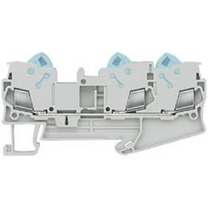 Průchodková svorka přípojka IDC Siemens 8WH30030AF01, modrá, 50 ks