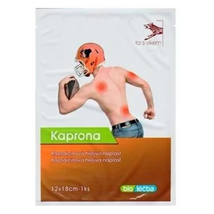 KAPRONA Kapsaicinová prohřívací náplast 12 x 18 cm