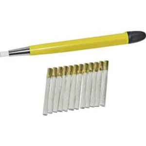 Brusná tužka + štětec ze skleněných vláken 4 mm - 12 ks