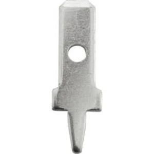 Faston zástrčka Vogt Verbindungstechnik 3775a05.68 2.8 mm x 0.5 mm, 180 °, bez izolace, kov, 100 ks
