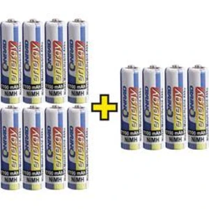 Akumulátory Conrad energy AAA 1,2 V / 1100 mAh, 12 ks