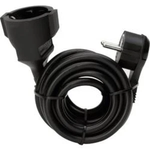 Napájecí prodlužovací kabel Kopp 143705086, IP20, černá, 5.00 m