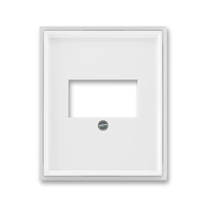 ABB Element,Time kryt zásuvky bílá/ledová bílá 5014E-A00040 01 pro HDMI, USB, VGA nebo reprozásuvku