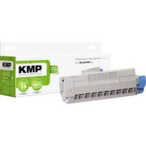 KMP toner náhradní OKI 44315307 kompatibilní azurová 6000 Seiten O-T32