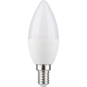 LED žárovka Müller-Licht 400246 230 V, E14, 5.5 W = 37 W, teplá bílá, A+ (A++ - E), tvar svíčky, 1 ks