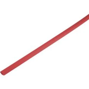 Smršťovací bužírka bez lepidla TRU COMPONENTS 1225445 2:1, -55 - +125 °C, 2.50 mm, červená, metrové zboží