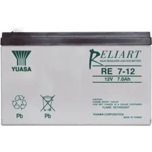 Olověný akumulátor, 12 V/7 Ah,Yuasa RE7