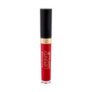 Max Factor Lipfinity Velvet Matte 24HRS 3,5 ml rúž pre ženy 025 Red Luxury tekuté linky