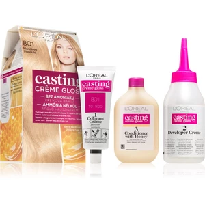 L’Oréal Paris Casting Creme Gloss barva na vlasy odstín 801 Almond 1 ks