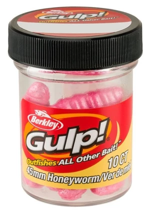 Berkley umělé nástrahy gulp honey worm-bubble gum 4,5 cm