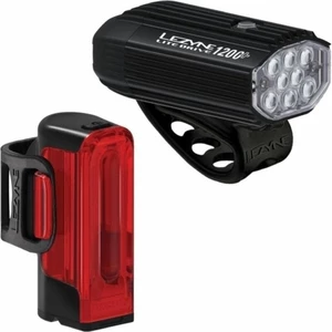 Lezyne Lite Drive 1200+/Strip Drive Pro 400+ Pair Satin Black/Black Front 1200 lm / Rear 400 lm Cyklistické světlo