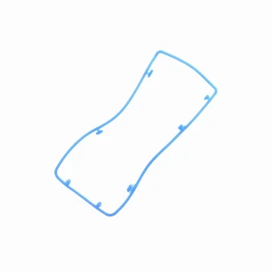 Waterproof Aprons Ring Gasket For Motorola CP185 CP1200 CP1300 CP1308 CP1660 CP1668 EP350 Radio Walkie Talkie