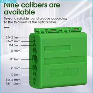 AUA-09 Fiber Longitudinal Bundle Tube Stripper 1.5-11mm Optic Stripping Tool Slitter Single-core Ribbon-shaped Cable Center Pipe