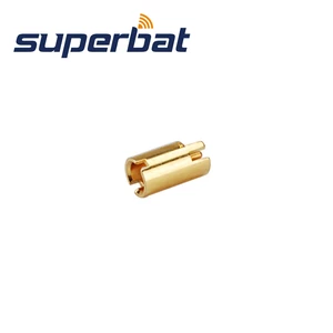 Superbat MCX Edge Mount Female Antenna RF Coaxial Connector Straight Goldplated 50 Ohm