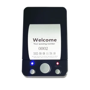 Ticket Thermal Printer Can Edit Print Text via PC Wireless Queue Call System Show Queuing Number