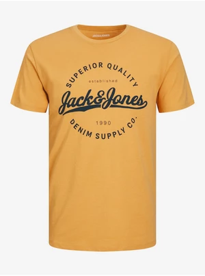 Mustard Men's T-Shirt Jack & Jones Stanli - Men