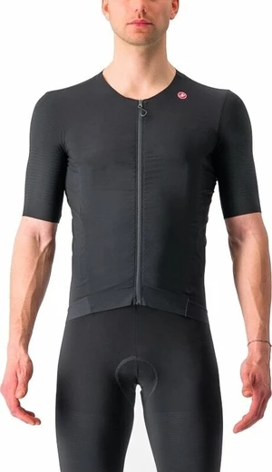 Castelli Premio Black Jersey Light Black/Black 2XL Maillot de ciclismo