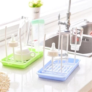 Baby Bottle Drying Rack Baby Feeding Bottles Cleaning Drying Rack Nipple Shelf Solid Color Safety High Quality Rack New