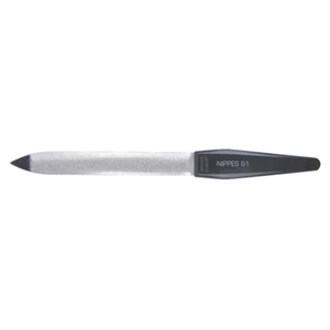 NIPPES SOLINGEN Pilník safírový špičatý černý chromovaný 16 cm