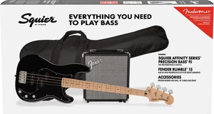 Fender Squier Affinity Series Precision Bass PJ Pack MN Black Bajo de 4 cuerdas