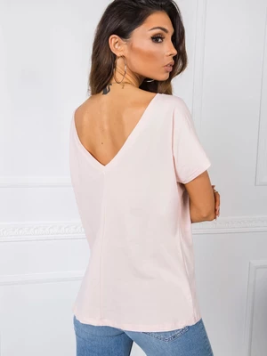 Back T-shirt in light pink