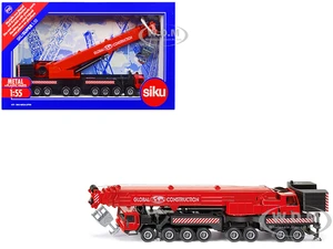 Siku Mega Lifter Red and Black "Global Construction" 1/55 Diecast Models by Siku