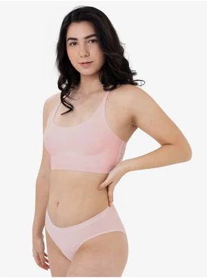 Light pink patterned bra DORINA Airlite - Women