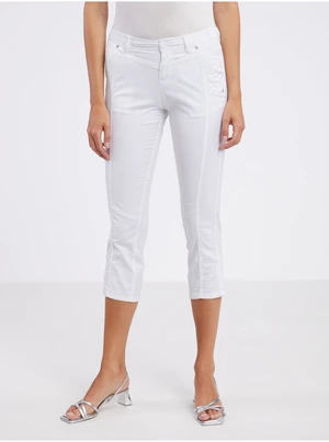 White women's three-quarter pants CAMAIEU - Ladies