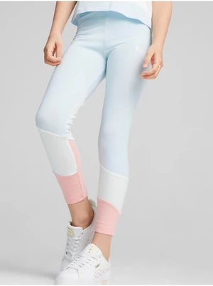 Light blue Puma Power Cat Girls' Leggings - Girls