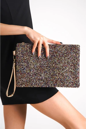 Capone Outfitters Capone Beaded Paris 220 Multi Women's Clutch Bag