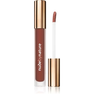 Nude by Nature Satin Liquid Lipstick krémový rúž so saténovým finišom odtieň 10 Terracotta 3,75 ml