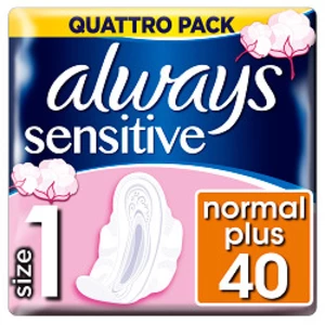 Always vložky Ultra Sensitive Normal Quatro 40 ks