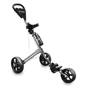 Longridge Tri Cart Black Chariot de golf manuel