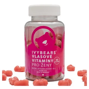 IVY BEARS Vlasové vitamíny pro ženy 60 kusů
