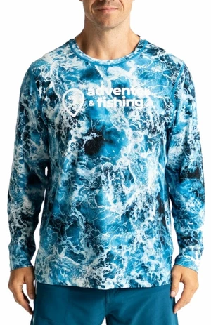Adventer & fishing Angelshirt Functional UV Shirt Stormy Sea L