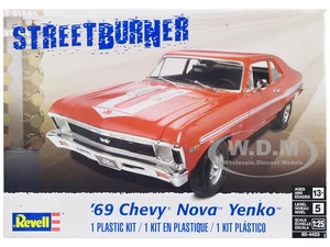 Level 5 Model Kit 1969 Chevrolet Nova Yenko "Street Burner" 1/25 Scale Model by Revell