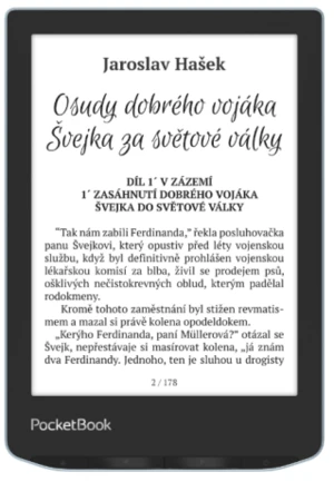 POCKETBOOK 629 VERSE BRIGHT BLUE, MODRÝ