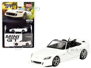 Honda S2000 Type S Convertible Grand Prix White Limited Edition to 3000 pieces Worldwide 1/64 Diecast Model Car by True Scale Miniatures