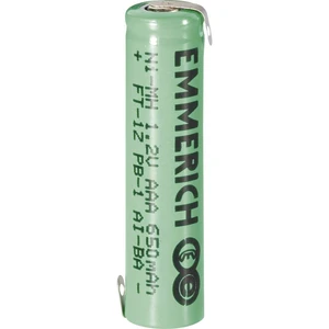 Emmerich Micro ZLF špeciálny akumulátor micro (AAA) spájkovacia špička v tvare Z Ni-MH 1.2 V 650 mAh