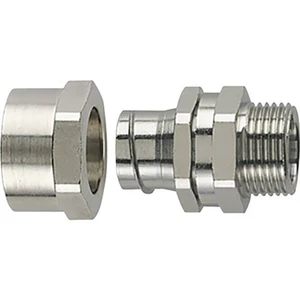 HellermannTyton 166-34701 SCSB16-SM-M16-NPB-ML hadicová spojka kov M16  rovná 1 ks