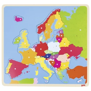 Goki Puzzle na doske Európa 45 dielikov