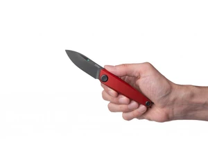 Zavírací nůž Z050 ANV® – barva rukojeti: červená, černá čepel - DLC (Barva: Červená, Varianta: Černá čepel - DLC)